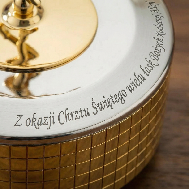 ELF Pozytywka Swarovski na Chrzest