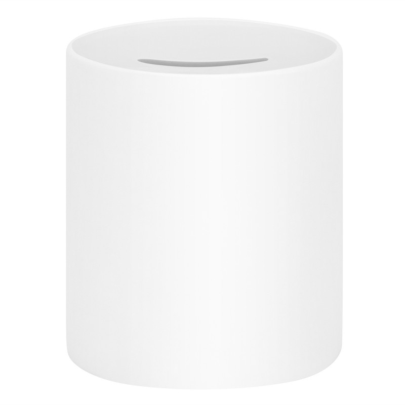 Skarbonka ceramiczna, biała