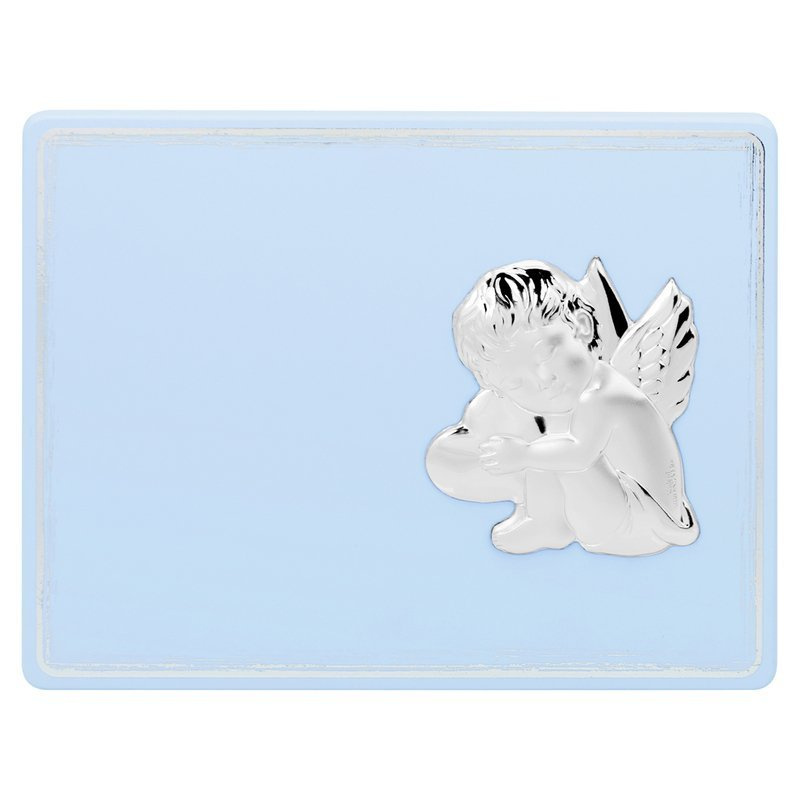 Obrazek Z Aniołkiem Na Panelu Niebieski 