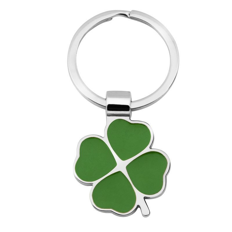 Brelok koniczynka zielona