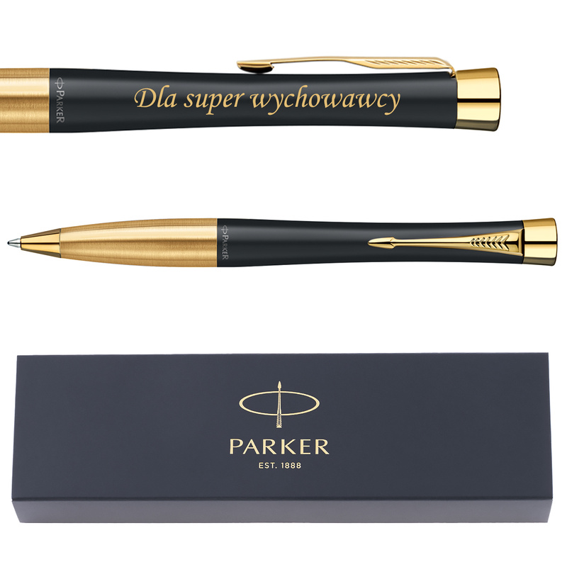 Parker Urban czarny MUTED BLACK GT Długopis Etui