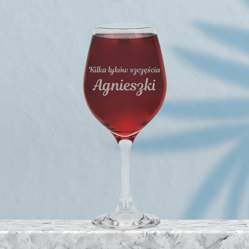 Kieliszek do wina na prezent / 460 ml