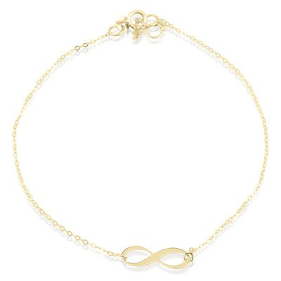 Złota bransoletka pr. 333 Nieskończoność