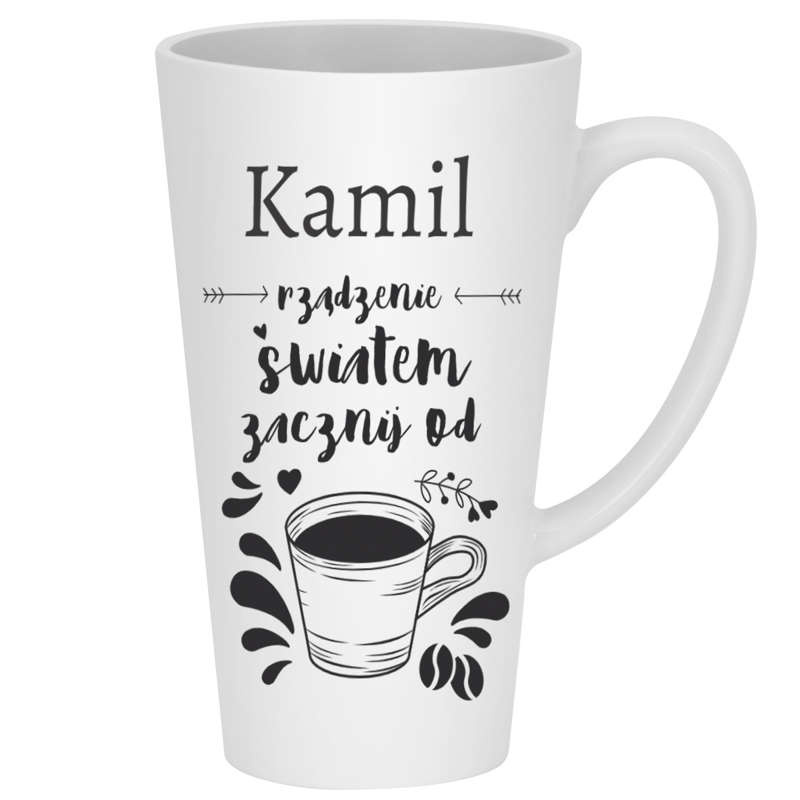 Duży kubek biały