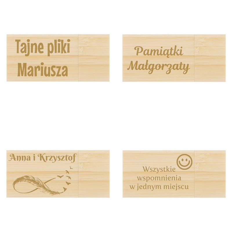 Pendrive bambusowy 32 GB Pamięć USB prezent