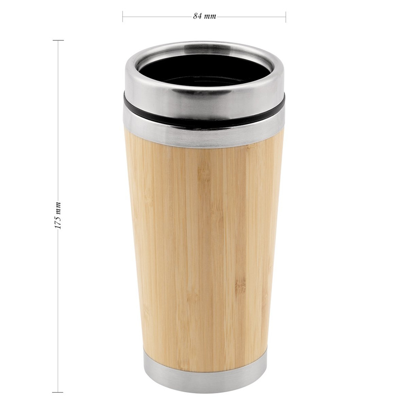 Kubek podróżny bambusowy 400 ml