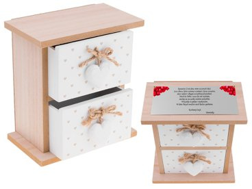 Prowansalska Szkatułka Retro 2 szuflady