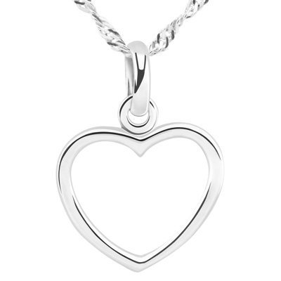 Wisiorek Serce Srebro 925