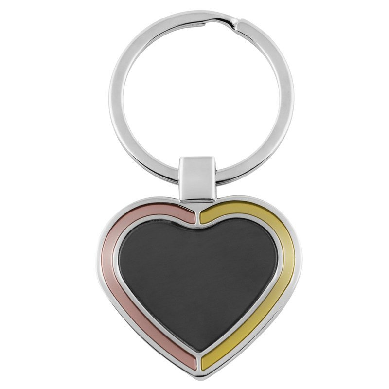 Brelok do kluczy czarne serce