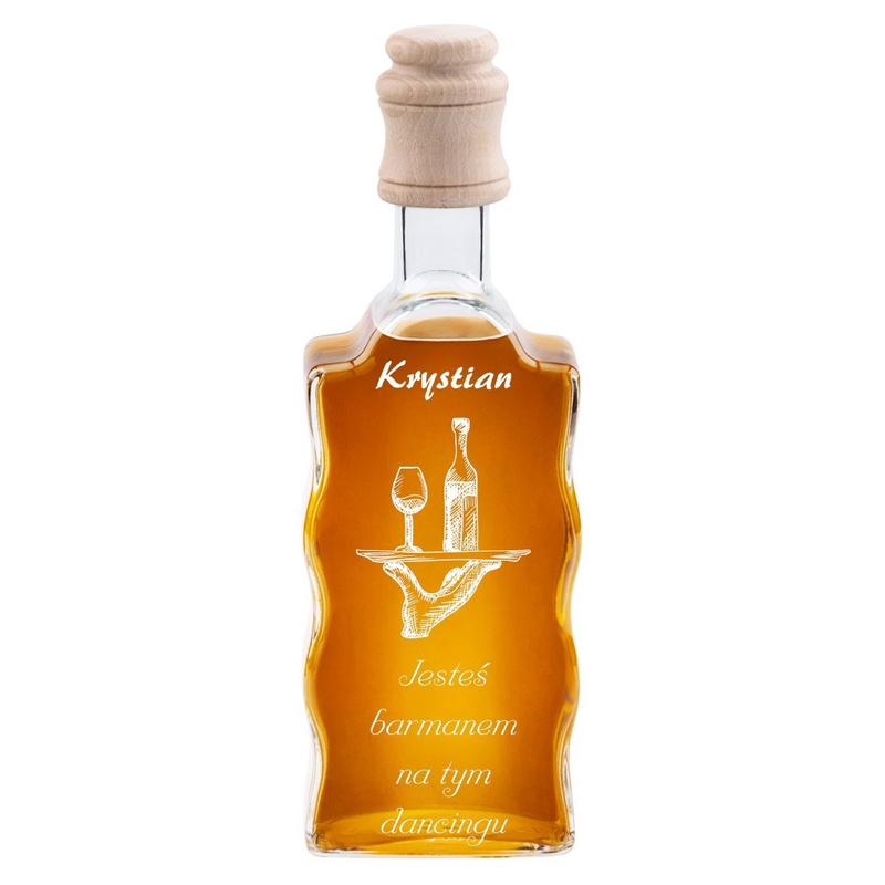 Komplet 7-częściowy Karafka i kieliszki Rower kolarski