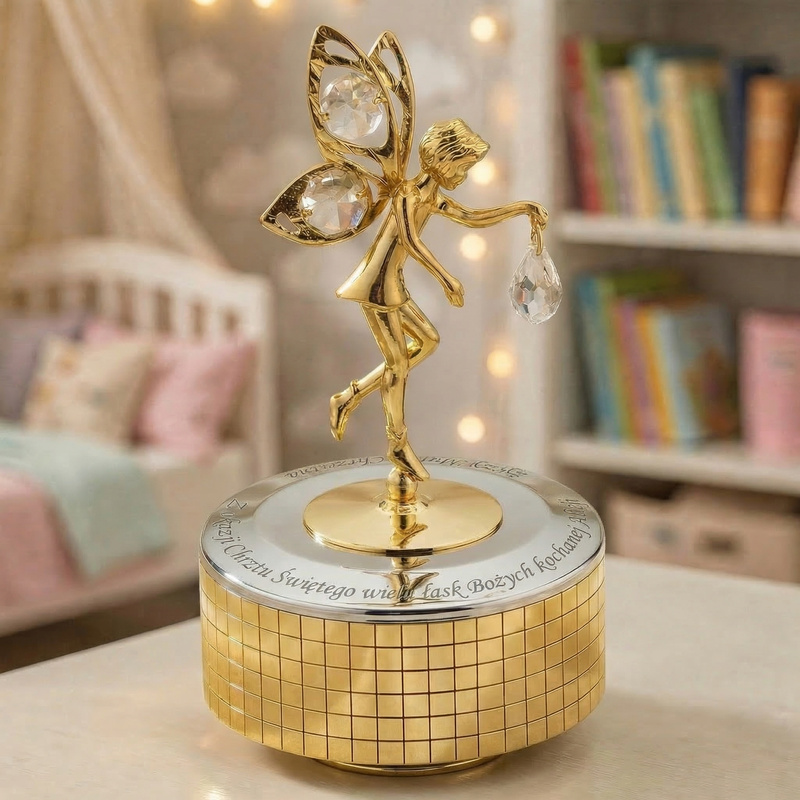ELF Pozytywka Swarovski na Chrzest