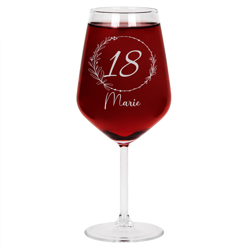 Kieliszek do wina na prezent / 490 ml