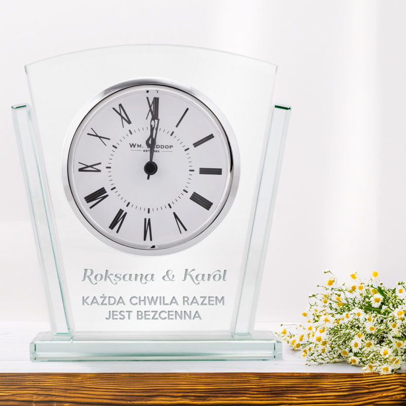 Zegar Camper Van Ogórek Niebieski