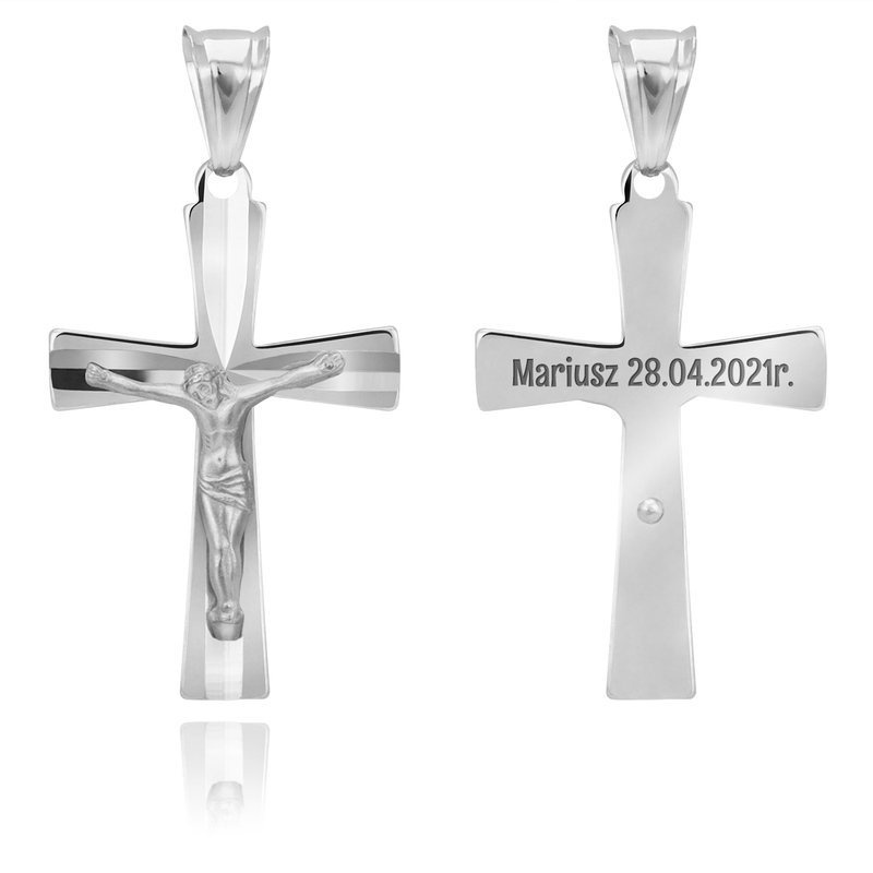 Srebrny 925 Krzyżyk 