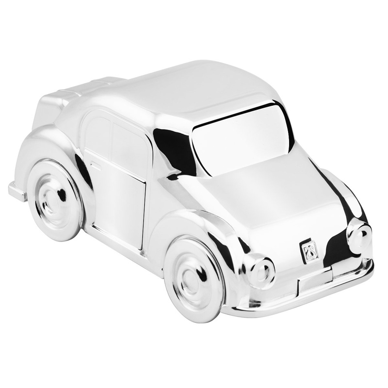 Posrebrzna Skarbonka Auto