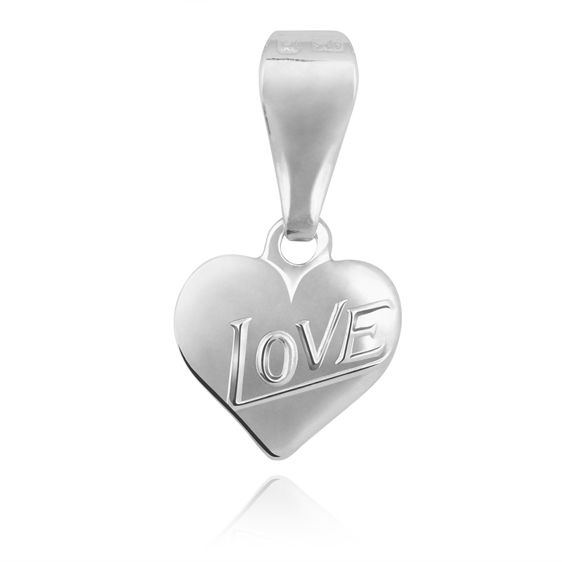 Wisiorek Serce "LOVE" SREBRO 925