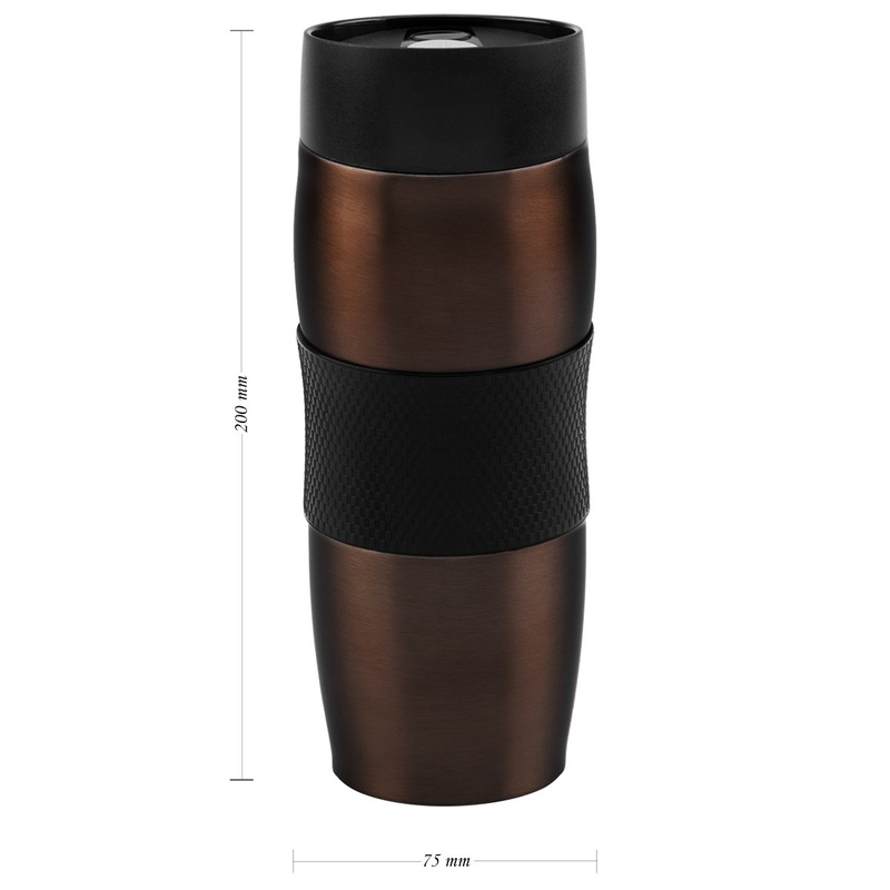 Kubek termiczny 350 ml Brązowy Metaliczny
