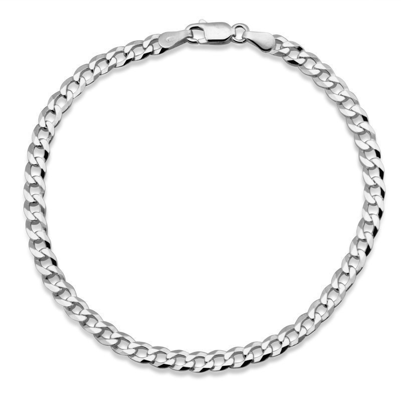 Męska srebrna bransoleta próba 925 pancerka