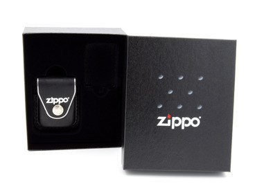 Pudełko do zapalniczki ZIPPO wraz z etui skórzanym