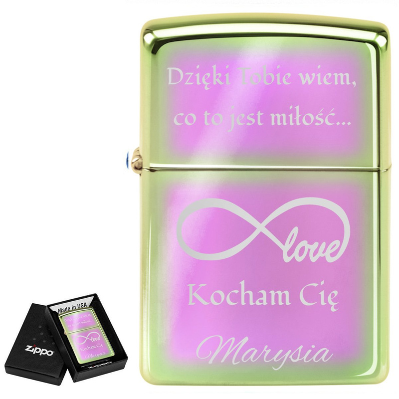 Zapalniczka Zippo metaliczna - na benzynę / z151 Spectrum