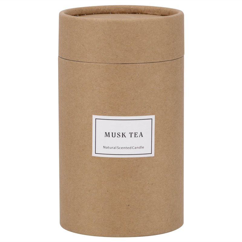 Świeca zapachowa Musk Tea z pokrywką