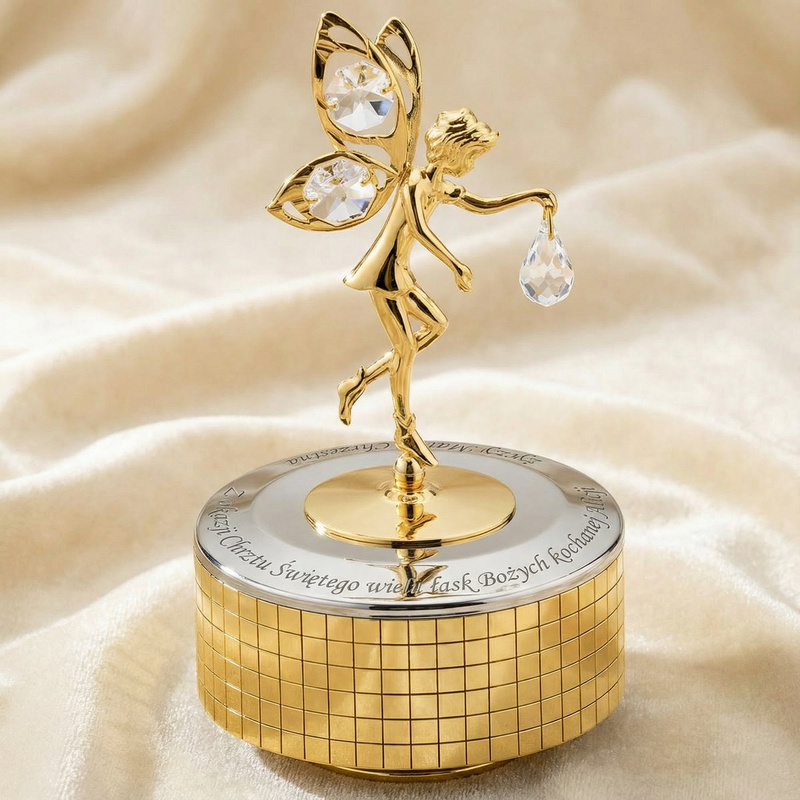 ELF Pozytywka Swarovski na Chrzest