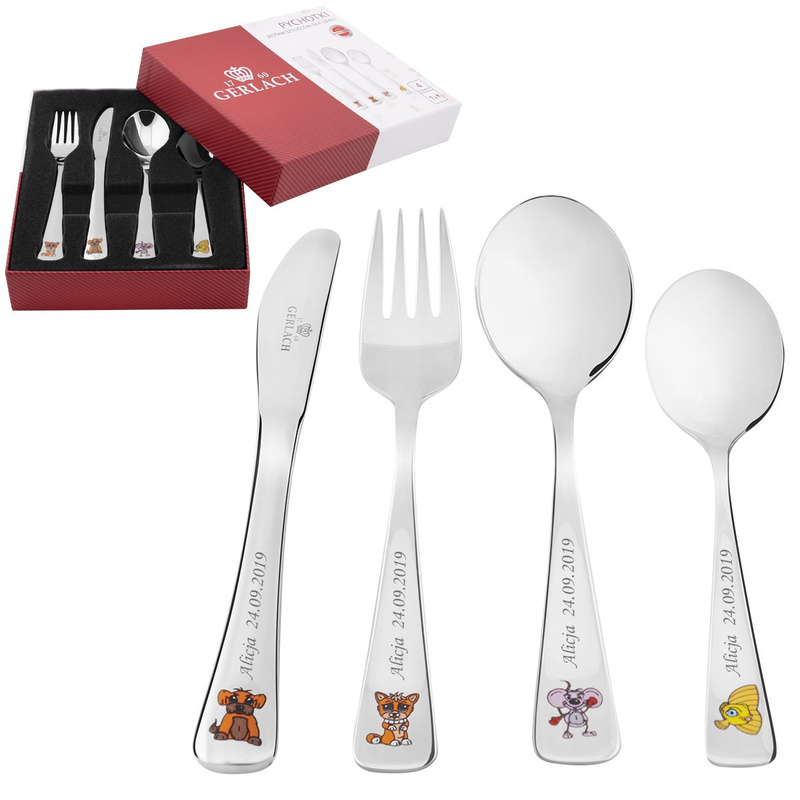 Sztućce Bon Ton Pychotki Stal Szlachetna