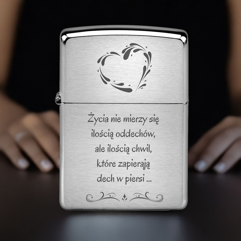 Zapalniczka ZIPPO 200 BRUSHED chrome