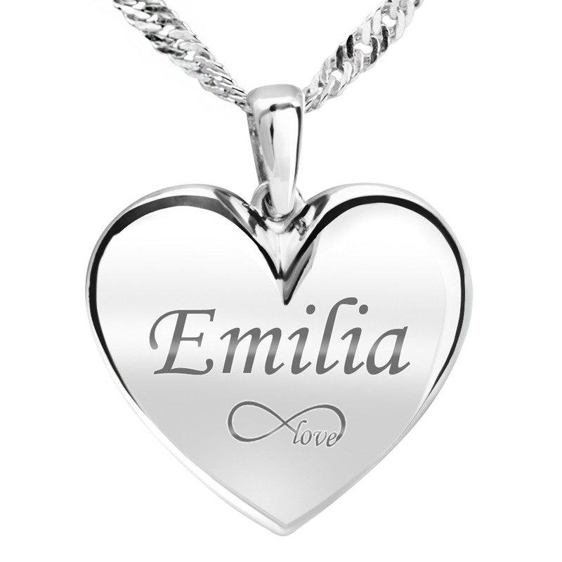 Wisiorek  Serce SREBRO 925 