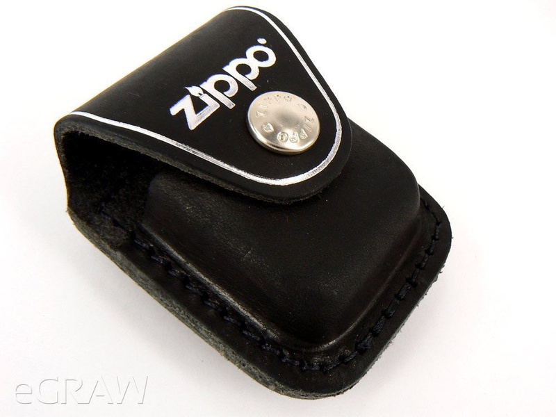 Pudełko do zapalniczki ZIPPO wraz z etui skórzanym