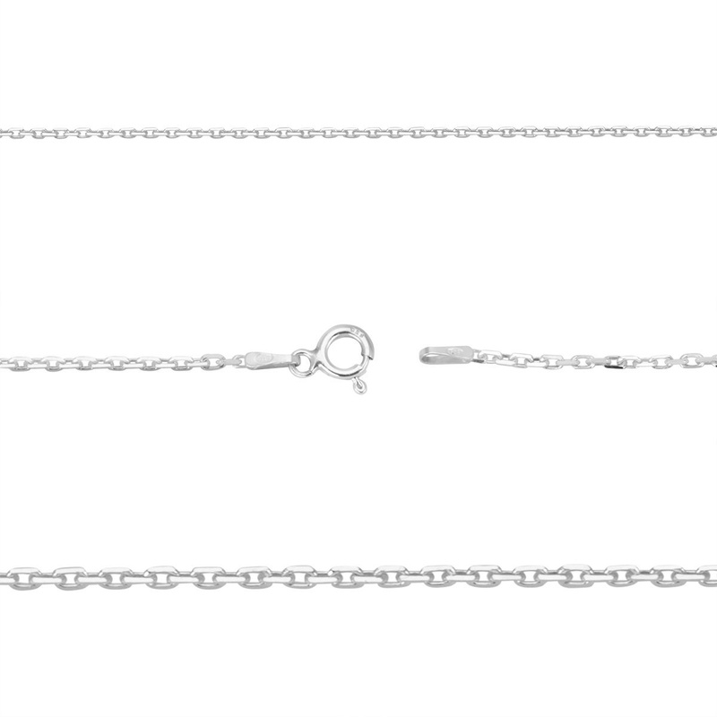 Łańcuszek gruby typu Ankier pr. 925 45 cm 2,5 g