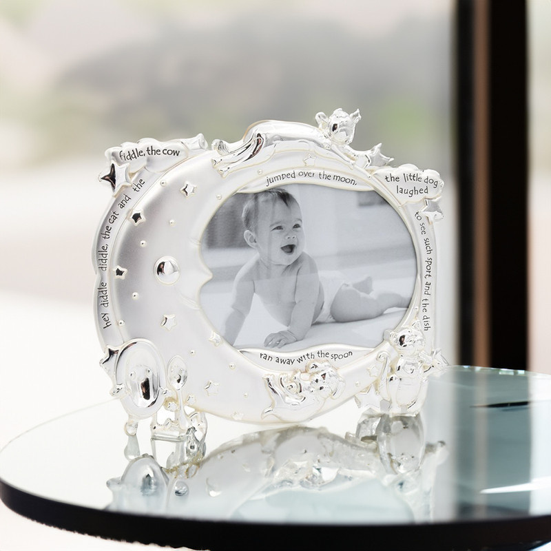 RAMKA NA ZDJĘCIE POSREBRZANA KSIĘŻYC