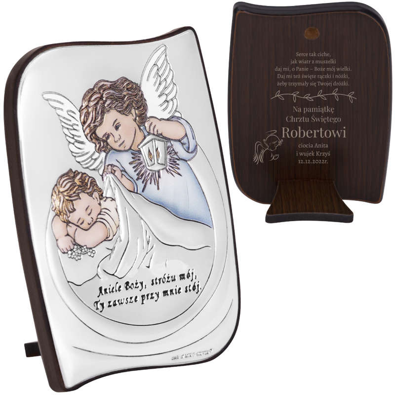 Obrazek Anioł Stróż Pamiątka chrztu
