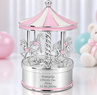 Pozytywka Różowa Karuzela Posrebrzana 