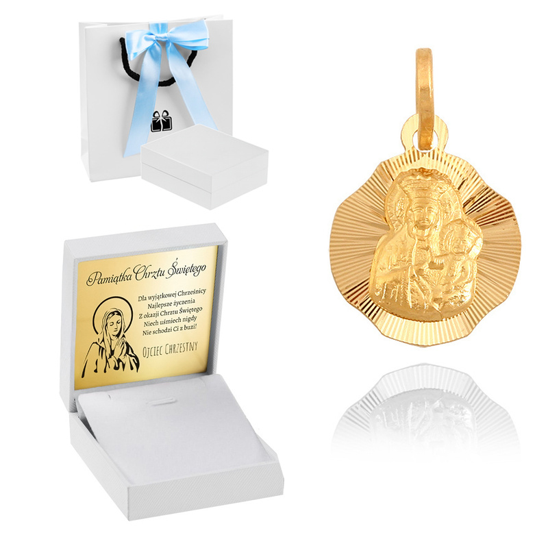 Zawieszka złota chłopiec / pr. 585