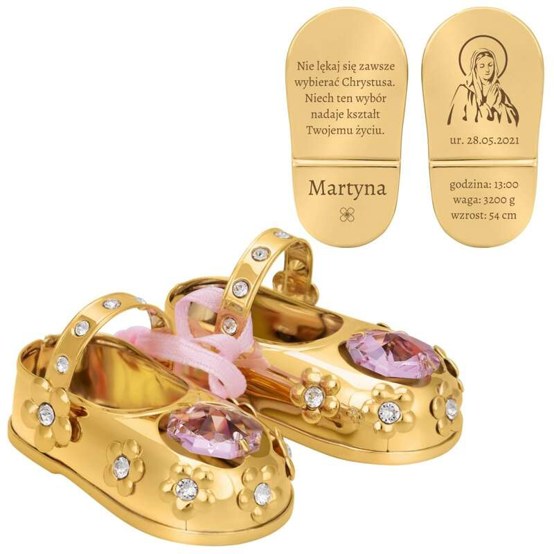 Buciki baletki Swarovski 