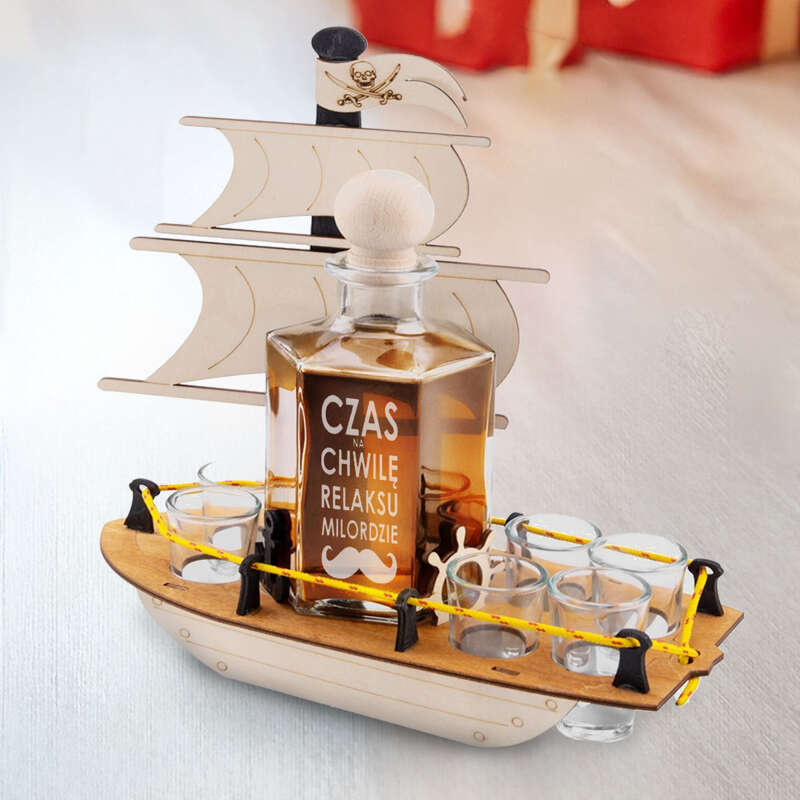 Komplet do whisky 7-częściowy Karafka i szklanki 