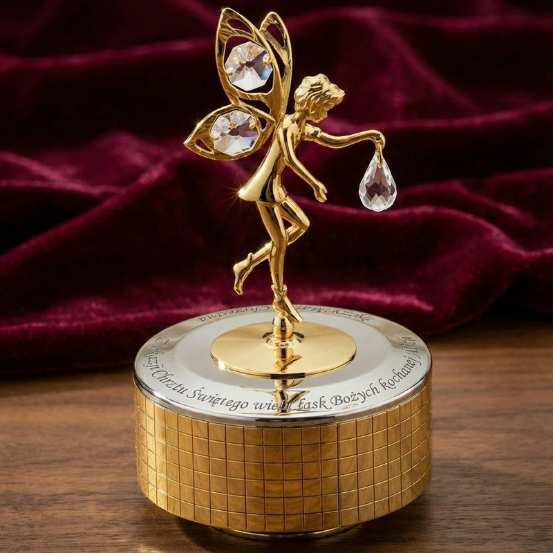 ELF Pozytywka Swarovski na Chrzest