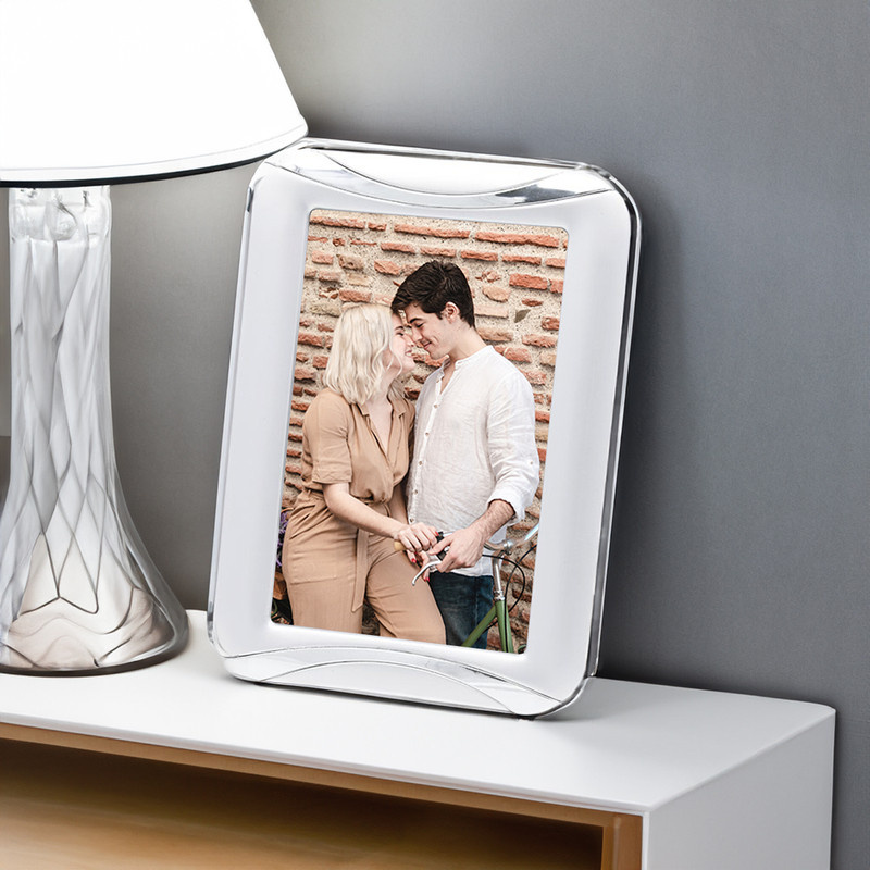 Ramka Metalowa satynowa na zdjęcie 15x10