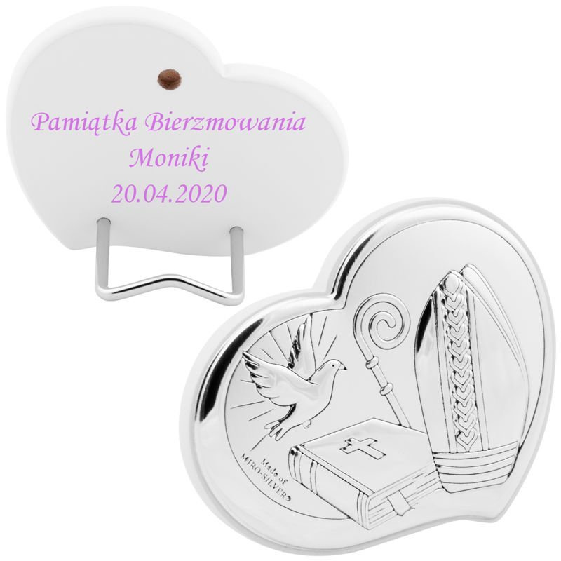 Obrazek na Bierzmowanie Gołąb