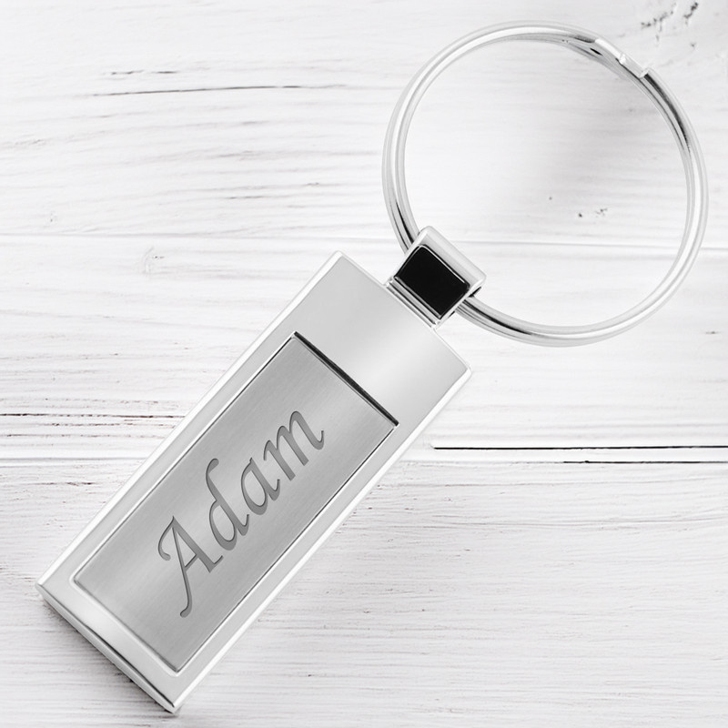 Prostokątny Brelok do kluczy