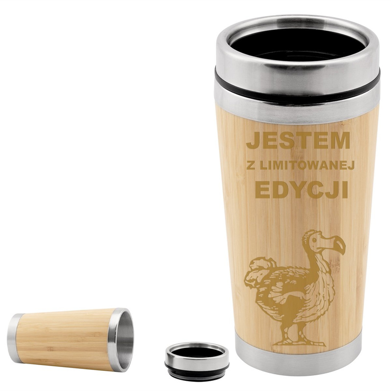 Kubek podróżny bambusowy 400 ml