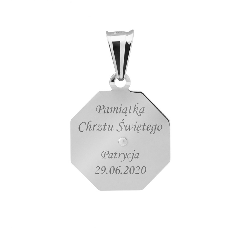 Srebrny medalik pr. 925 Matka Boska Częstochowska
