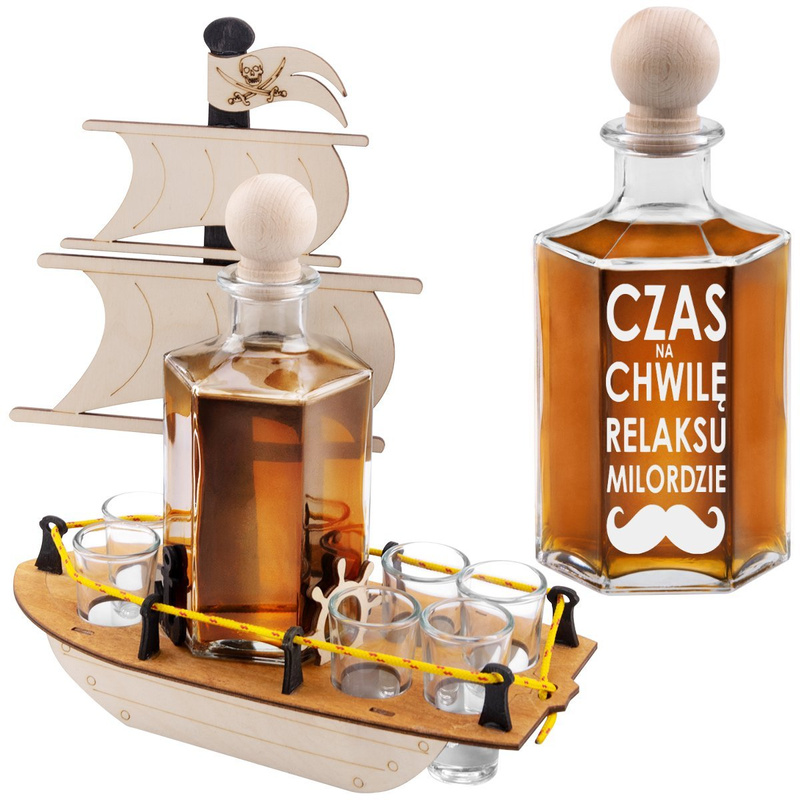 Komplet do whisky 7-częściowy Karafka i szklanki