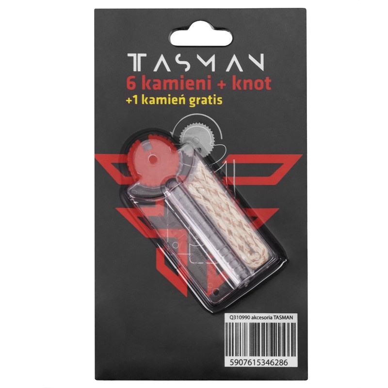 Akcesoria do zapalniczki TASMAN - kamienie i knot