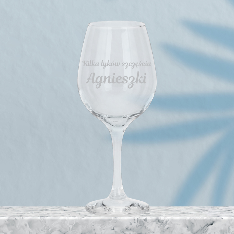 Kieliszek do wina na prezent / 460 ml