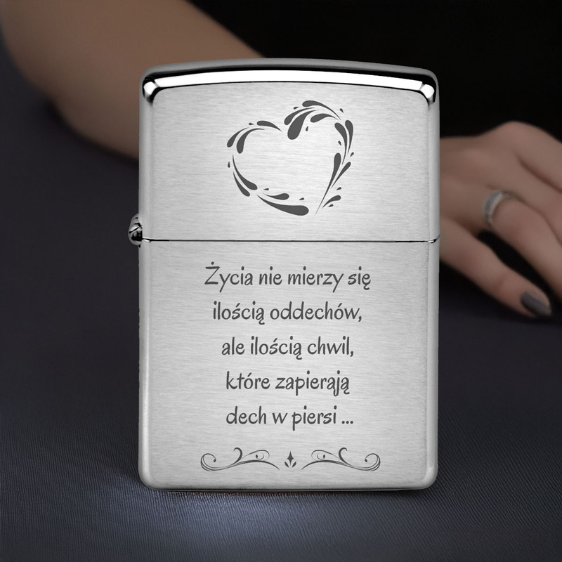 Zapalniczka ZIPPO 200 BRUSHED chrome