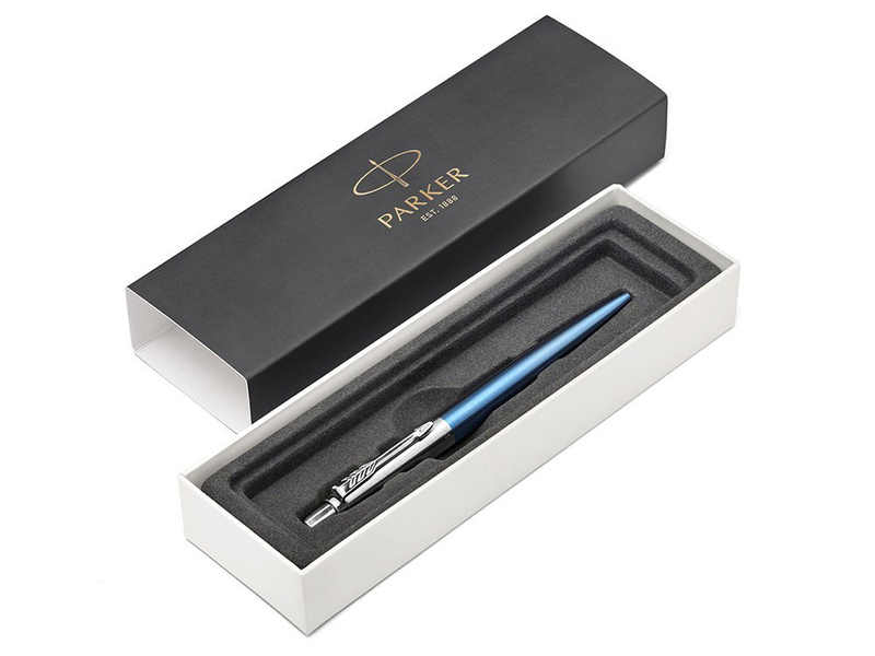 Długopis PARKER Jotter stalowy CT Waterloo Blue