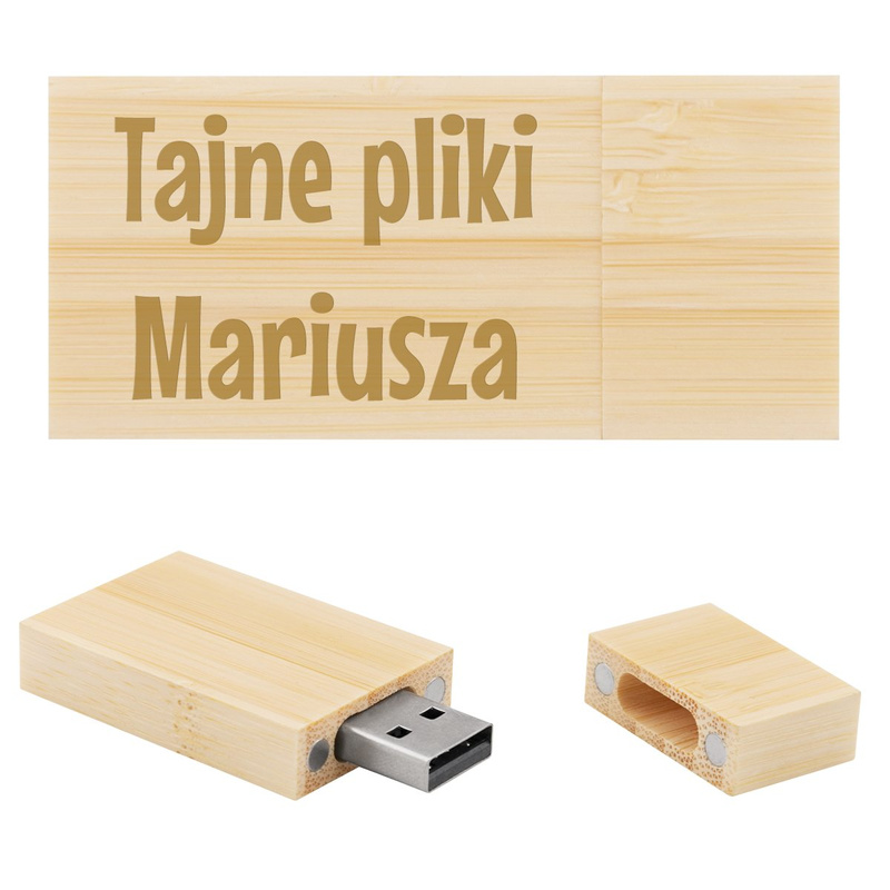 Pendrive bambusowy 32 GB Pamięć USB prezent