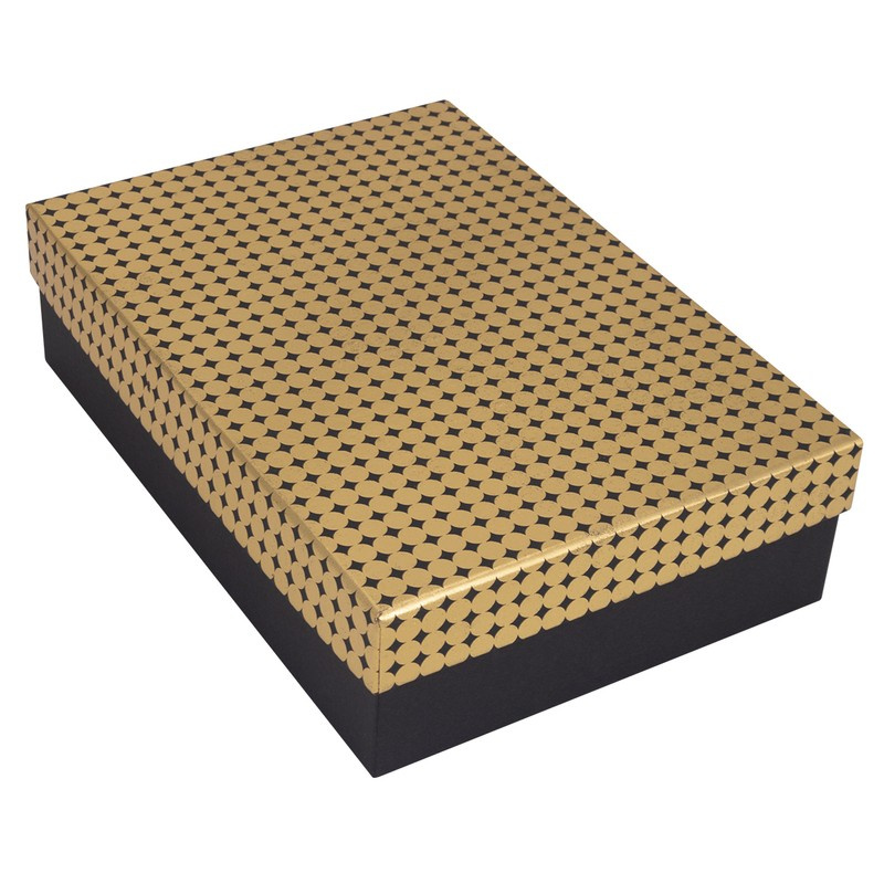 Czarne pudełko prezentowe S